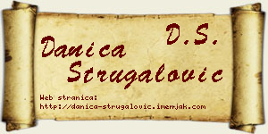 Danica Strugalović vizit kartica